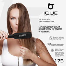 Load image into Gallery viewer, Hair Straightener and Curler 2 in 1 Flat Iron Hair Straightener Hair Styling Tools – Titanium Flat Iron with Ionic Function, Adjustable Temperature – LCD Display Hair Curling Iron (1.75)
