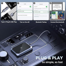 Load image into Gallery viewer, Wireless CarPlay Adapter, Converts Wired to Wireless Carplay Plug &amp; Play Dongle Wireless Control for iPhone 8 or Above &amp; OEM Wired CarPlay Cars
