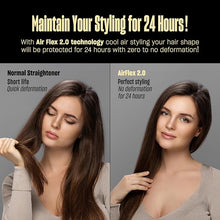 Load image into Gallery viewer, BeKind Flex 2-in-1 360° Hair Styler Flat Iron, Hair Straightener and Curler for All Styles, Floating Plates Design, Airflex Lower Temp for Better Styling, Gift for Girls and Women (Black)
