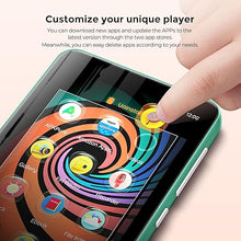 Load image into Gallery viewer, 160GB MP3 Player with Bluetooth and WiFi, innioasis Music Player with Spotify,Pandora,Amazon Music,4&quot; Touch Screen Android MP4 MP3 Player for Kids with Libby,Audible,Spotify Kids (White+ Green)
