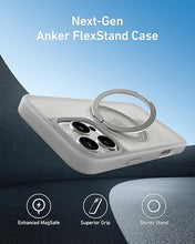 Load image into Gallery viewer, Anker Ultra Magnetic for iPhone Case with Sturdy 360° Ring Stand, Military-Grade Shockproof Kickstand Compatible with MagSafe (for iPhone 16 Pro, Titanium)
