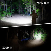 Load image into Gallery viewer, Blukar Flashlight Rechargeable, 2000L High Lumens Tactical Flashlight, Super Bright Small LED Flash Light- Zoomable, Adjustable Brightness, Long Lasting for Camping, Outdoors and Home Emergency
