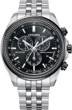 Load image into Gallery viewer, Citizen Men&#39;s Eco-Drive Classic Chronograph Watch in Stainless Steel with Perpetual Calendar, Tachymeter
