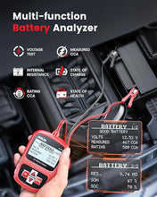 Load image into Gallery viewer, ANCEL BST200 Car Battery Tester 12V 100-1100 CCA Automotive Bad Cell Load Test Tool Digital Analyzer Tester for Car Truck Motorcycle SUV Boat and More
