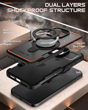 Load image into Gallery viewer, Poetic Neon Case Compatible with iPhone 16 Pro Max, [Magnetic Ring Stand] Dual Layer Slim Shockproof Protective Cover, Black

