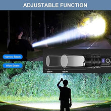 Load image into Gallery viewer, Flashlights High Lumens LED Rechargeable, 900,000 Lumen Brightest Flash Light, High Power USB Flashlight, Waterproof Handheld LED Flashlight for Camping Hiking
