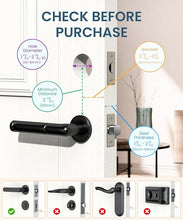 Load image into Gallery viewer, Keyless Entry Door Lock with Keypad - Fingerprint Door Lock - Smart Locks for Front Door - Electronic Keypad Smart Deadbolt Lock - Biometric Smart Digital Door Lock with Code -Auto Lock
