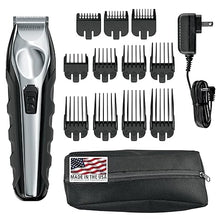 Load image into Gallery viewer, Wahl USA Lithium Ion Total Beard Trimmer for Men with 11 Guide Combs for Easy Trimming, Detailing, &amp; Grooming – Model 9888
