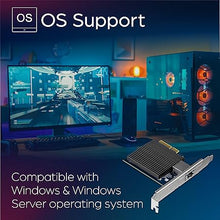 Load image into Gallery viewer, TRENDnet 10 Gigabit PCIe Network Adapter, Converts A PCIe Slot Into A 10G Ethernet Port, Supports 802.1Q Vlan, Includes Standard &amp; Low-Profile Brackets, PCIe 2.0, PCIe 3.0, Silver, TEG-10GECTX
