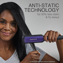 Load image into Gallery viewer, Remington 1 3/4&quot; Flat Iron, Hair Straightener with Anti-Static Technology, 30-Second Heat Up &amp; 60 Minute Auto Shut-Off, 30% Longer Ceramic Floating Plates, Titanium + Ceramic Coating
