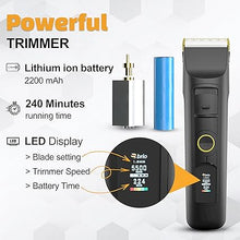 Load image into Gallery viewer, Brio Beardscape V2 Beard Trimmer for Men Professional with Low Friction Ceramic Blade, Cordless Professional Hair Trimmer for Barbers with 4 Hrs of Long Battery Timing, Ideal for Beard &amp; Body (Black)

