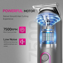 Load image into Gallery viewer, PRITECH Hair Trimmer for Women, Waterproof Bikini Trimmer for Women for Wet &amp; Dry Use, Rechargeable Pubic Hair Trimmer Women, Women Electric Razor&amp;Shaver with Standing Recharge Dock, Aurora Gray
