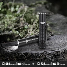 Load image into Gallery viewer, ThruNite Saber 659 Lumens Small EDC Flashlight AA Rechargeable, High Performance SST20 LED Mini Pocket Flashlight with Clip
