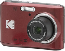 Load image into Gallery viewer, KODAK PIXPRO Friendly Zoom FZ45-RD 16MP Digital Camera with 4X Optical Zoom 27mm Wide Angle and 2.7&quot; LCD Screen (Red)
