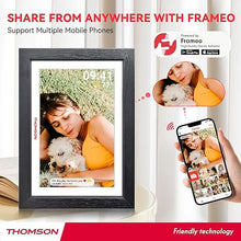 Load image into Gallery viewer, Frameo Digital Picture Frame, Digital Photo Frame WiFi with 32 GB, HD IPS Touch Screen, Auto-Rotate, Slideshow, Share Photos/Videos from Phone by Frameo App (10.1 Inch Black)
