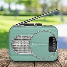 Load image into Gallery viewer, Studebaker Walkabout II Walkman Personal Stereo Cassette Player with AM/FM Radio and Built-in Speaker (Teal/Silver)
