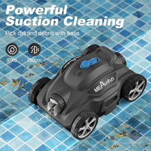 Load image into Gallery viewer, 2024 New Cordless Robotic Pool Vacuum Cleaner, Last 110 Mins &amp; Clean 1076 Sq. Ft for Above Ground and Inground Pool Robot - 5800mah Automatic Parking Pools Cleaning Tools PC01 Grey
