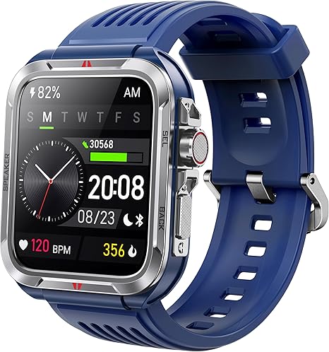 Smart Watch for Men, Answer/Make Bluetooth Calls, Metal Frame 1.8