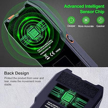 Load image into Gallery viewer, Stud Finder Wall Scanner - 5 in 1 Electronic Stud Detector with Upgraded Smart Sensor, Audio Alarm and HD LCD Display for the Center and Edge of Wood, AC Wire, Metal and Studs Detection(Gamboge)
