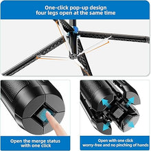 Load image into Gallery viewer, Selfie Stick Phone Tripod-71 Cell Phone Holder with Remote, 1/4" Screw Thread Adapter, Travel Tripod for Recording, Video and Picture, Compatible with iPhone, Android, Camera &amp; Gopro
