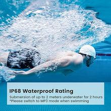 Load image into Gallery viewer, Run Plus Bone Conduction Headphones, IP68 Waterproof Swimming Headphones, Bluetooth Open Ear Wireless Headphones with 32G MP3, Secure Fit Design for Running, Swimming, Cycling, Workouts, Gray
