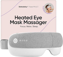 Load image into Gallery viewer, Freed Mind 3 Eye Massager with Heat, 5 Modes Eye Massager for Migraine Relief, Relax Reduce Eye Strain and Improve Sleep, Bluetooth Music Heated Eye Mask Massager for Relaxing, Christmas Gifts
