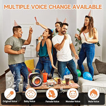 Load image into Gallery viewer, Karaoke Machine with 1 Wireless Mircophone for Adults Kids, Portable Bluetooth Karaoke Speaker with 3.5" Full-Range Speaker and Colorful LED Lights, Support USB/TF Card/AUX (Cool Beige)
