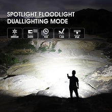 Load image into Gallery viewer, WUBEN L1 Flashlight Rechargeable LED Flashlights High Lumens 2000 Lumen Battery Powered, Super Bright Tactical Multifunctional IP68 Waterproof Powerful Handheld Flash Light for Emergencies Camping
