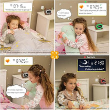 Load image into Gallery viewer, Ok to Wake Clock for Kids, Sleep Training Clock for Toddlers, Children&#39;s Sleep Sound Machine with Night Light, Kids Alarm Clock for Bedroom,Birthday Gift for Boys Girls
