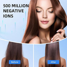 Load image into Gallery viewer, Ionic Hair Dryer, High Speed Hair Dryer,160000RPM Professional Blow Dryer 500 Millions Negative Ionic Care Fast Drying Hair Dryer, Thermo-Control Low Noise with Magnetic Nozzle &amp; Diffuser, Black

