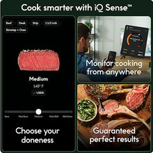 Load image into Gallery viewer, CHEF iQ Sense Smart Wireless Meat Thermometer with 3 Ultra-Thin Probes, Unlimited Range Bluetooth Meat Thermometer, Digital Food Thermometer for Remote Monitoring of BBQ Grill, Oven
