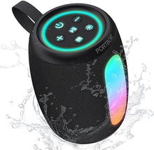 Load image into Gallery viewer, Bluetooth Speaker Portable Wireless,Powerful Sound with Lights/FM Radio, IPX5 Waterproof,TWS Pairing,for Outdoor Camping Beach Home,Him Her Ideal Gift
