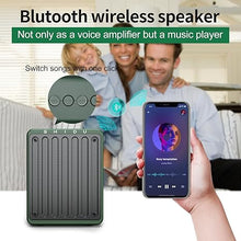 Load image into Gallery viewer, SHIDU Bluetooth Voice Amplifier for Teachers, Portable Voice Amplifier with Wired Headset Microphone,Mini Personal Rechargeable PA System for Classroom,Tour Guides, Speaking, Meetings,Yoga-M200(Green)
