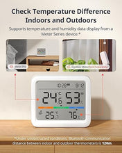 Load image into Gallery viewer, SwitchBot Bluetooth Temperature and Humidity Monitor Meter Pro, Wireless Indoor Hygrometer Sensor with App Control, Thermometer for Room, Greenhouse, Free Data Storage Export, 393ft Bluetooth Range
