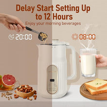 Load image into Gallery viewer, Nut Milk Maker, AlfaBot N2 Automatic Almond Milk Machine for Homemade Plant-Based Milk, Oat, Soy, Yogurt, 5 Modes/35OZ Big Capacity Soy Milk Maker with Delay Setting and Self Cleaning
