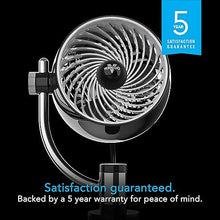 Load image into Gallery viewer, Vornado Pivot3 Clip Personal Air Circulator Fan with Multi-Surface Clip, Quiet Portable Fan for Office or Bedroom, 3 Speeds, Black
