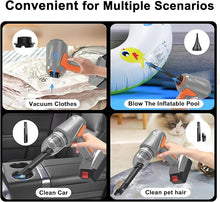 Load image into Gallery viewer, Handheld Car Vacuum Cleaner, 17000PA High Power Cordless Vacuum Cleaner with Brushless Motor, 3 in 1 Keyboard Portable Vacuum Cleaner, Mini Hand Held Vacuum Cleaner for Car Home
