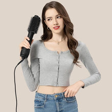 Load image into Gallery viewer, AINA Hot air Brush, Blow Brush Hair Dryer 65MM 2-in-1 Titanium Brush Dryer, 3 Heat Settings | 360° Vented Airflow 110V/ALCI Plug
