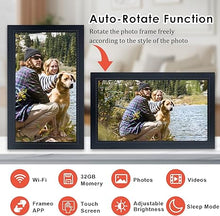 Load image into Gallery viewer, Digital Photo Frame 15.6 inch Large Smart WiFi Digital Photo Frame, 1920 x 1080 HD IPS Touch Screen Digital Frame for Photos, 32GB Large Memory, Share Photos/Videos Instantly from Anywhere
