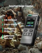 Load image into Gallery viewer, ERICKHILL Portable Geiger Counter, Nuclear Radiation Detector, Real-time Measurement and Cumulative Dose Recording
