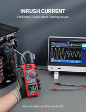 Load image into Gallery viewer, AstroAI Inrush Digital Clamp Meter Multimeter 1000A TRMS 6000 Counts, Amp Voltage Tester with VFD, LOZ Mode; Measures AC/DC Current Voltage Temperature Resistance Capacitance Frequency Continuity NCV
