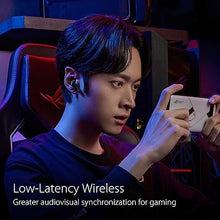 Load image into Gallery viewer, ASUS ROG Cetra True Wireless Gaming Earbuds, Low-Latency Bluetooth Earbuds, Active Noise Cancelation, 27-Hour Battery Life, IPX4 Water Resistance, Headphone with Wireless Charging,Black
