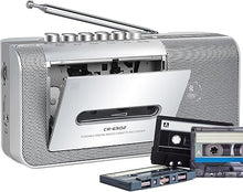 Load image into Gallery viewer, Gracioso Portable Cassette Player and Recorder, Tape Player/Recorder with AM/FM,Loud Build-in Speaker,Microphone,3.5mm Earphone Jack,Powered by AC or AA Battery for Gift,Home, headphone
