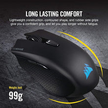 Load image into Gallery viewer, Corsair Harpoon RGB Wireless Gaming Mouse-Backlit RGB LED, 10000 DPI, Optical - Black
