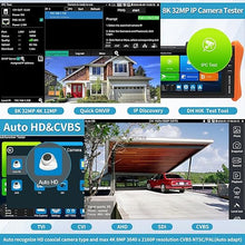 Load image into Gallery viewer, Rsrteng CCTV Tester 8K 32MP 12MP IP Camera Tester,POE++ Max 90W Power Output POE Camera Tester 8MP TVI/CVI/AHD/SDI/CVBS Coaxial Camera Tester Cable Tester Network Tools Gigabit SFP Port WiFi HDMI VGA
