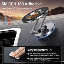 Load image into Gallery viewer, SYNCWIRE Fits MagSafe Car Mount, [All-Metal] Magnetic Phone Holder for Car, [Flexible Three-axis] 360° Rotation Magnetic Car Mount Strong Magnets Car Phone Holder Fits iPhone 16 15 14 13 12 Pro Max

