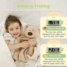 Load image into Gallery viewer, Kids Alarm Clock, Digital Alarm Clock for Bedrooms, Cute Toast Night Light, Timer, Snooze, Adjustable Brightness, Small Bedside Clock for Kids Girls Boys Teens Birthday Room Decor
