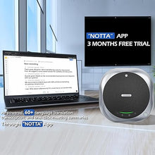 Load image into Gallery viewer, Conference Speakerphone M6 with AI Noise Reduction,Transcribe&amp;Summarize Empowered by ChatGPT,Infinite Cloud Storage Support 60 Languages, 25H Use,20FT Omnidirectional Voice Pickup for Office
