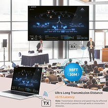 Load image into Gallery viewer, Wireless HDMI Transmitter and Receiver 4K, 2.4G/5G Plug &amp; Play Portable Wireless HDMI Extender Kit for Streaming Video and Audio to Monitor from Laptop/PC/TV Box/Projector
