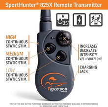 Load image into Gallery viewer, SportDOG Brand SportHunter 825X Dog Training Shock Collar with Remote, 1/2 Mile Range Waterproof Dog E-Collar, Submersible up to 25 Ft, Rechargeable Dog Training Collar with Shock, Vibrate and Tone
